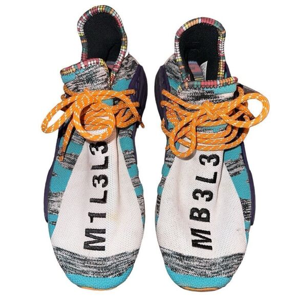Adidas Shoes Men’s Size 11 NMD Hu Pharrell M1L3L3 Solar Pack - Picture 13 of 16